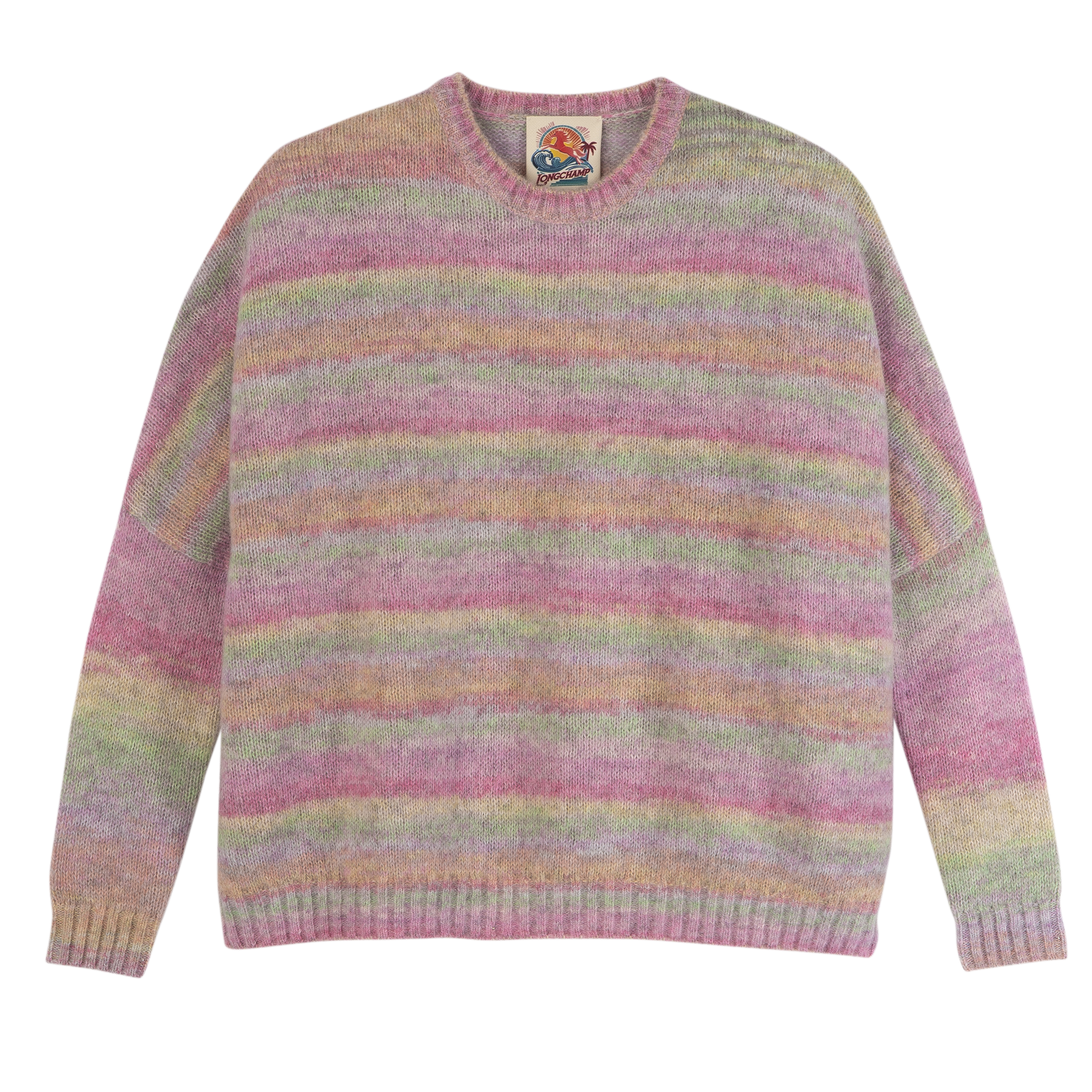 Jersey com gola redonda