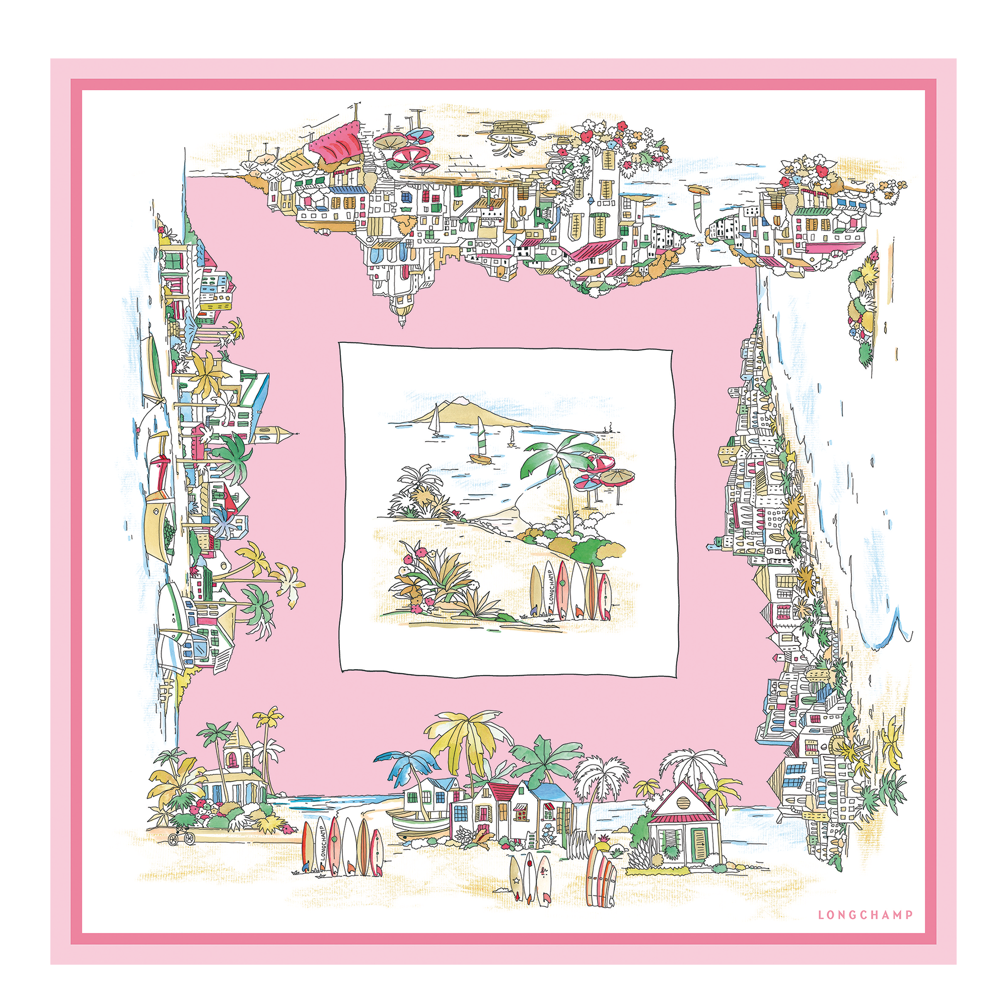 Vivamente o Verão Silk scarf 70